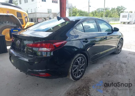 2020 Hyundai Elantra Limited from USA, damaged, VIN 5NPD84LF2LH616372
